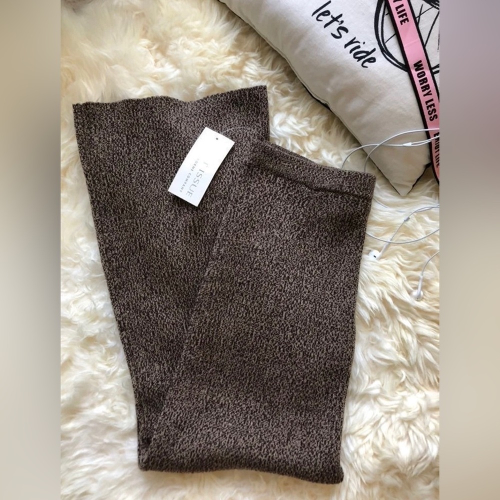 Knitted Long Brown Straight Female Skirt